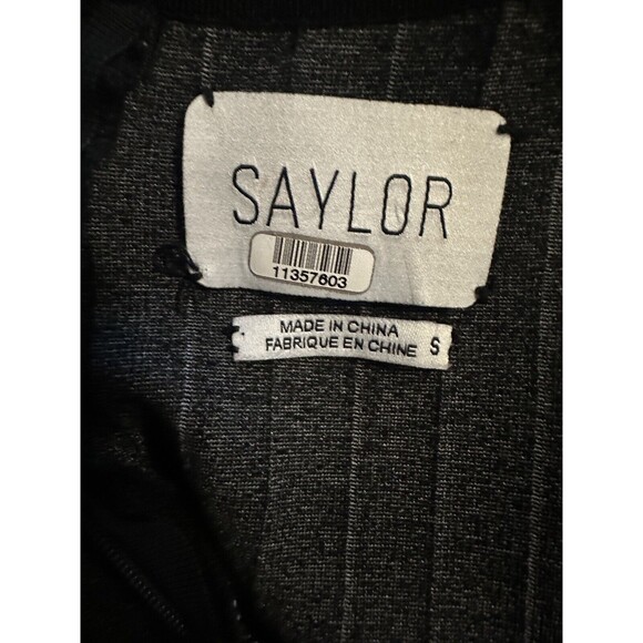 SAYLOR Charcoal‎ Bettie Asymmetrical Mini Dress SIZE SMALL - Picture 8 of 13